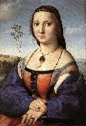 RAFFAELLO Sanzio Portrait of Maddalena Doni ft oil painting on canvas
